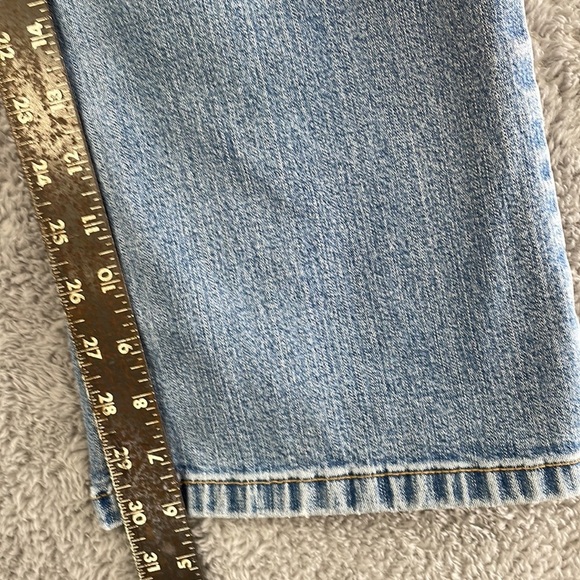 Tommy Hilfiger Jeans Women's 11 Hipster Flare Vintage Light Wash Stretch Flaws - Picture 12 of 16